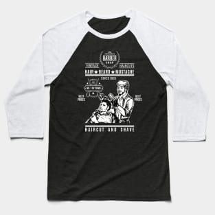 Vintage Haircuts Baseball T-Shirt